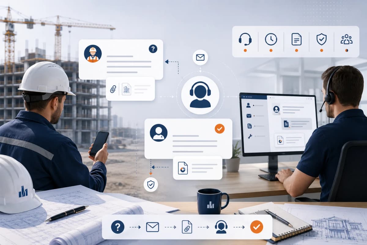 Contact et support BatiReport pour comptes rendus de chantier
