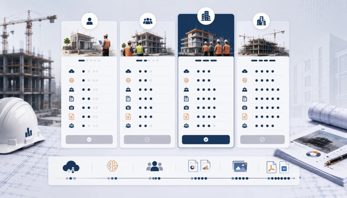 Forfaits BatiReport pour application de compte rendu de chantier